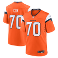 Marques Cox Denver Broncos Game Jersey - Orange