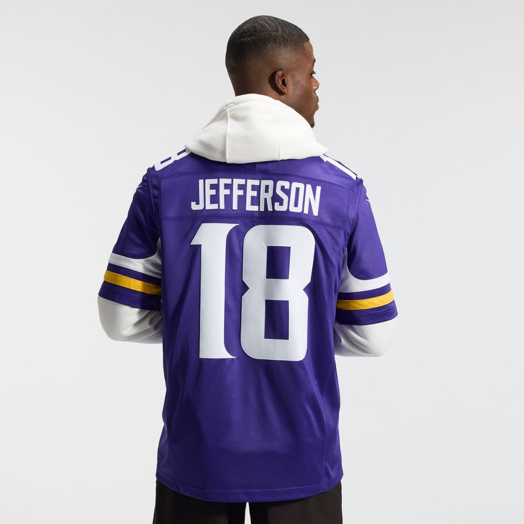 Justin Jefferson Minnesota Vikings Alternate Vapor F.U.S.E. Stitched Limited Jersey - White