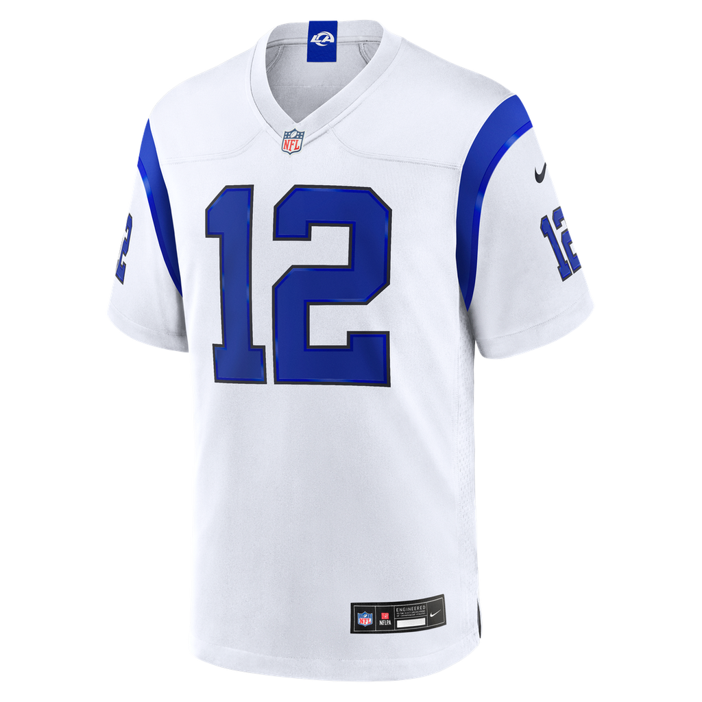 Puka Nacua Los Angeles Rams Game Jersey - Fearsome White