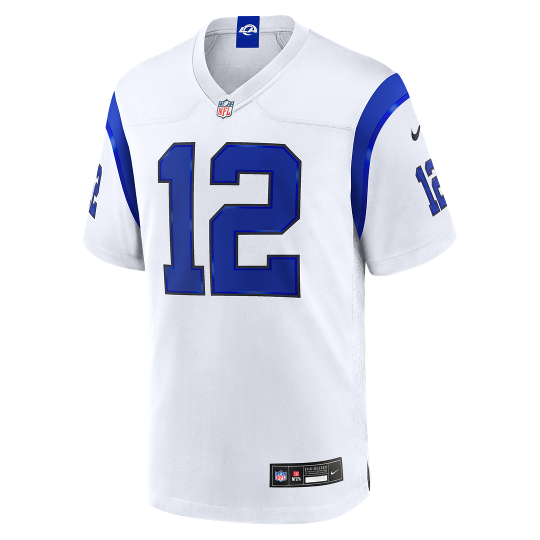 Puka Nacua Los Angeles Rams Game Jersey - Fearsome White