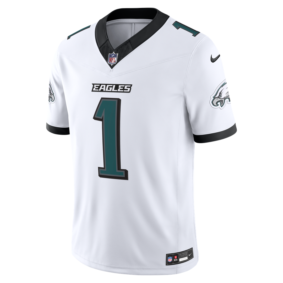 Jalen Hurts Philadelphia Eagles Vapor F.U.S.E. Stitched Limited Jersey - White