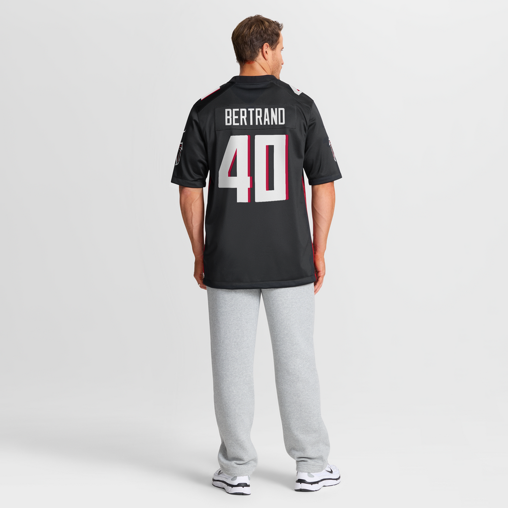 JD Bertrand Atlanta Falcons Game Jersey - Black