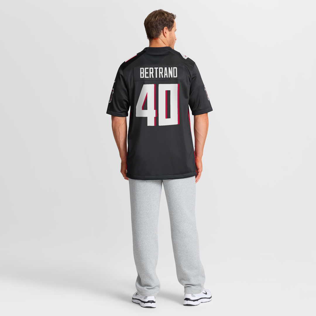 JD Bertrand Atlanta Falcons Game Jersey - Black