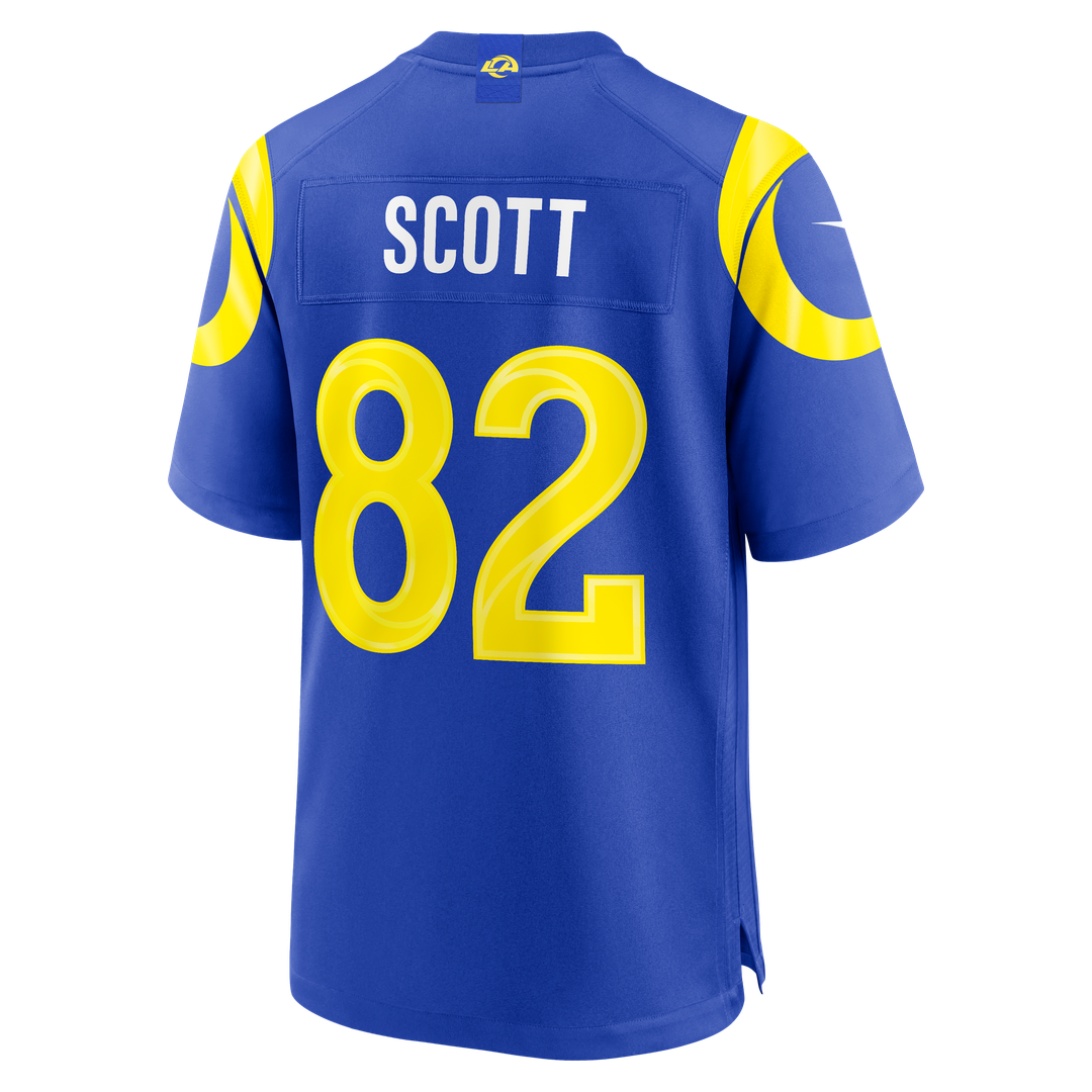 Tyler Scott Los Angeles Rams Game Jersey - Royal Blue