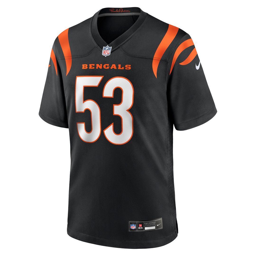Boye Mafe Cincinnati Bengals Game Jersey - Black
