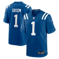 Number 1 Groom Indianapolis Colts Game Jersey - Royal Blue