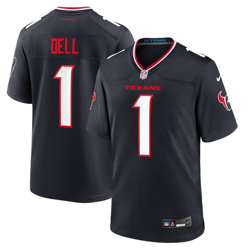 Tank Dell Houston Texans Game Jersey - Navy
