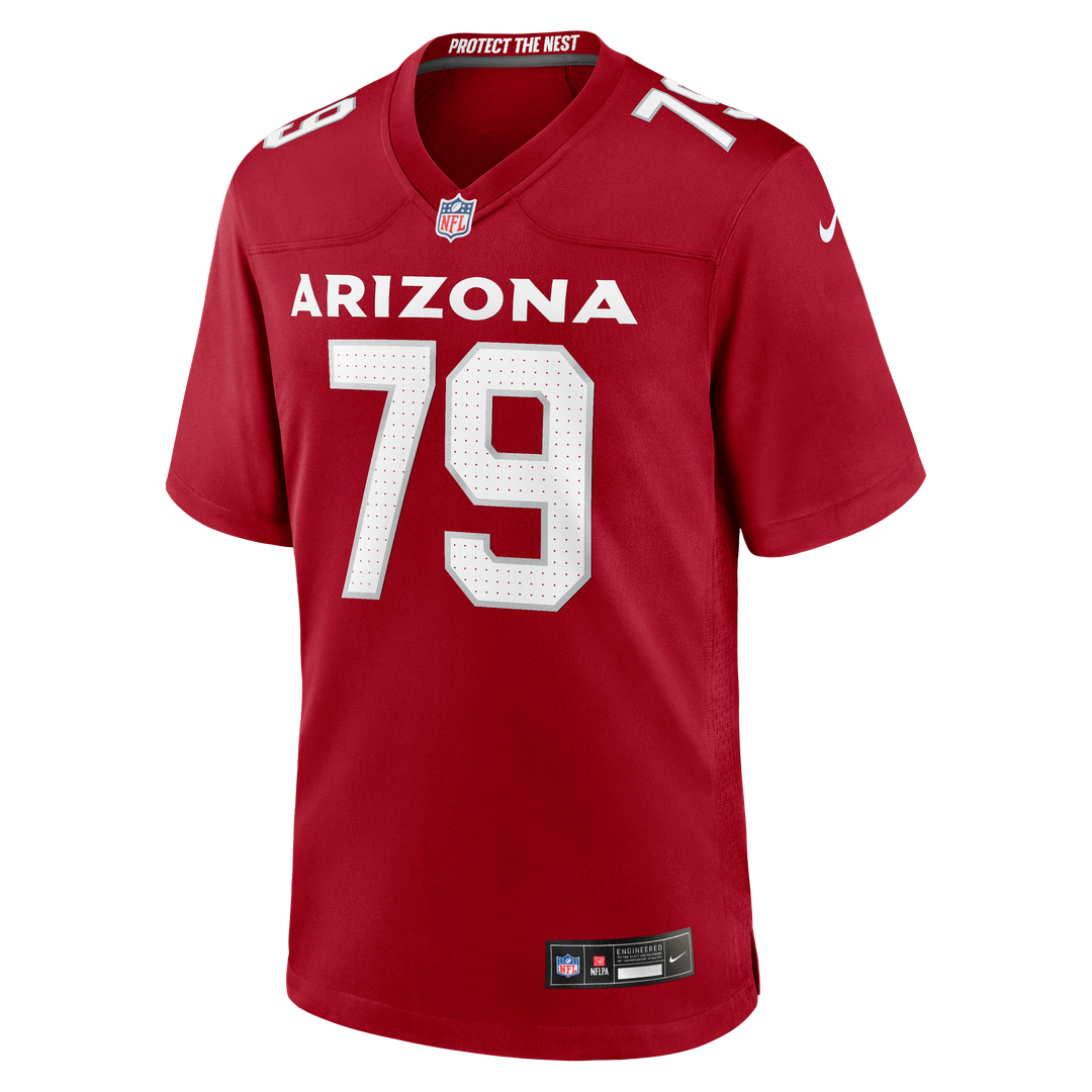 PJ Mustipher Arizona Cardinals Game Jersey - Cardinal