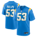 Del'Shawn Phillips Los Angeles Chargers Game Jersey - Powder Blue