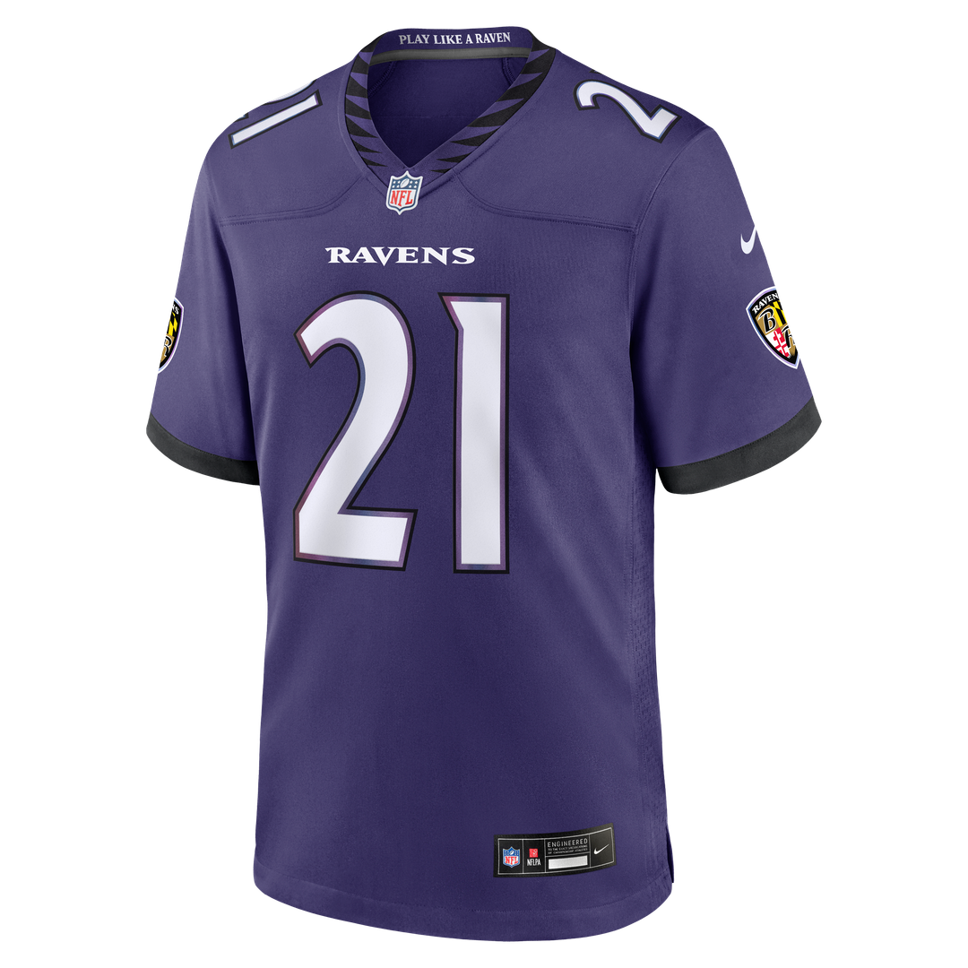 Jaylinn Hawkins Baltimore Ravens Game Jersey - Purple