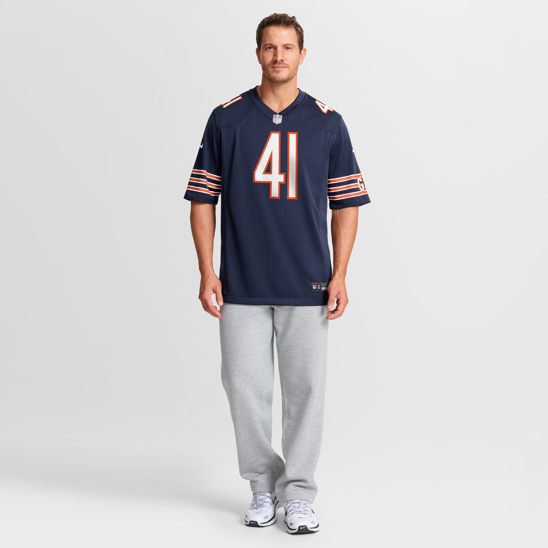 Brian Piccolo Chicago Bears Game Jersey - Navy