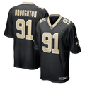 Vernon Broughton New Orleans Saints Game Jersey - Black