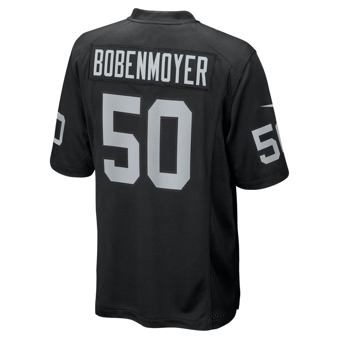 Jacob Bobenmoyer Las Vegas Raiders Game Jersey - Black