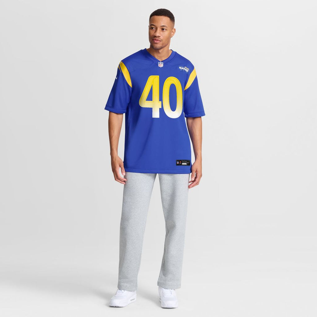 Jesse Luketa Los Angeles Rams Game Jersey - Royal Blue
