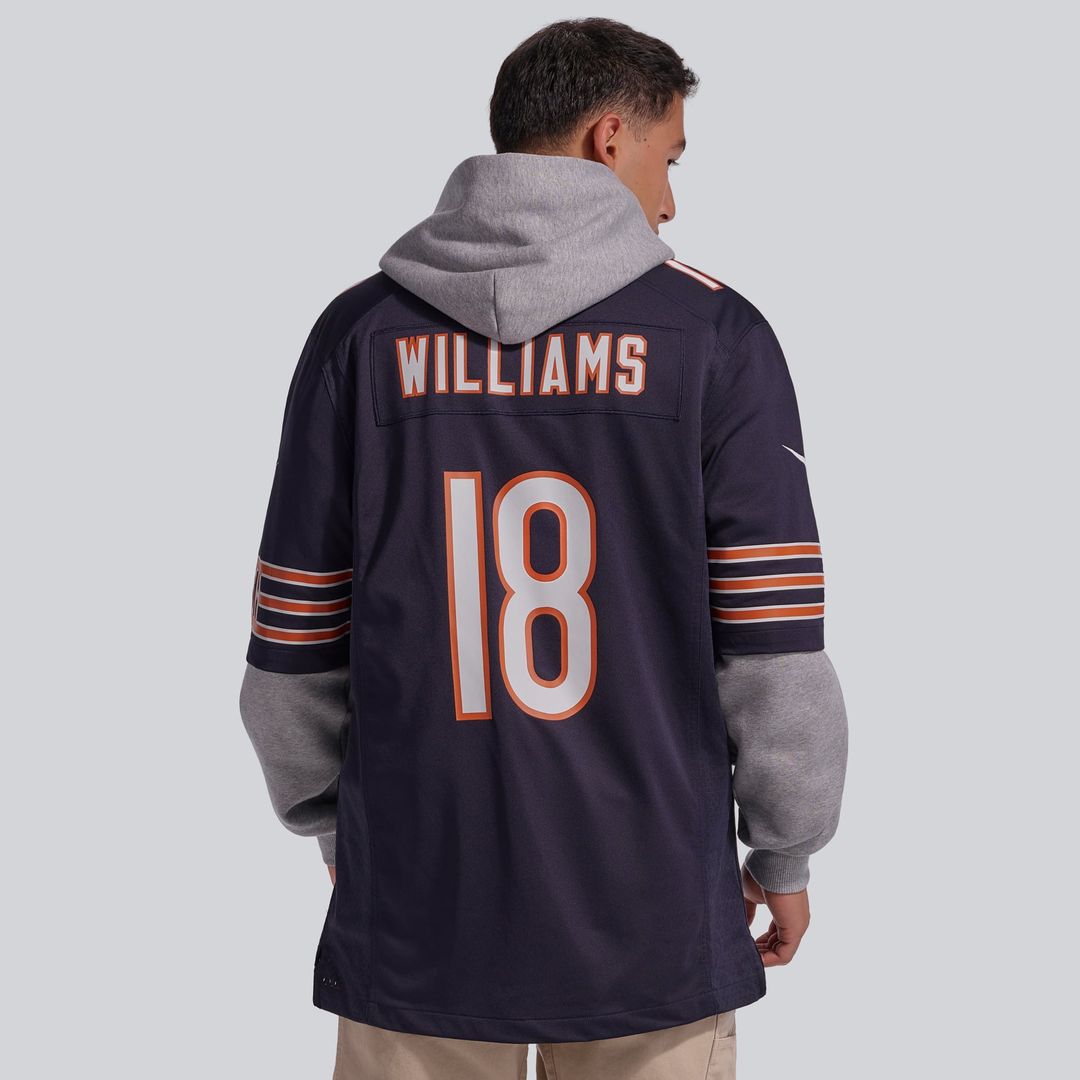 Caleb Williams Chicago Bears Alternate Game Jersey - Orange
