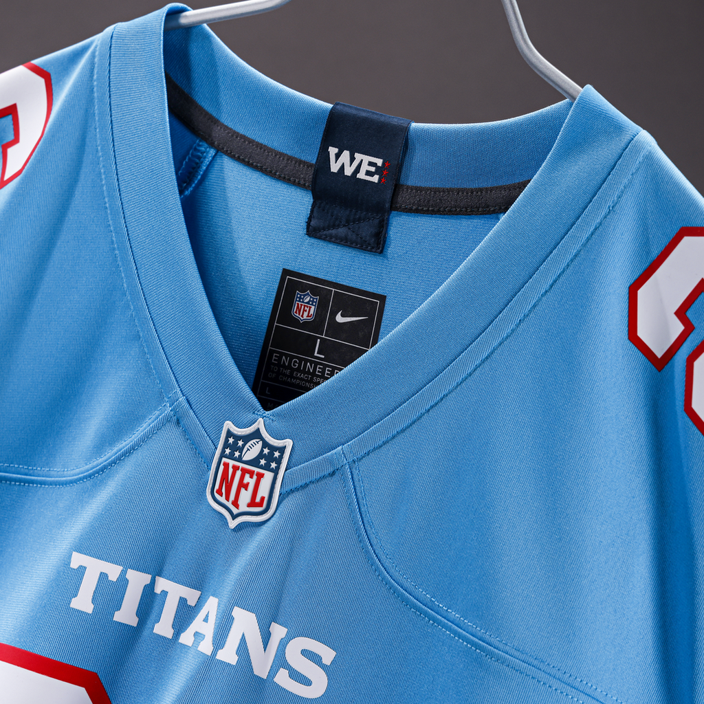 John Franklin-Myers Tennessee Titans Game Jersey - Light Blue