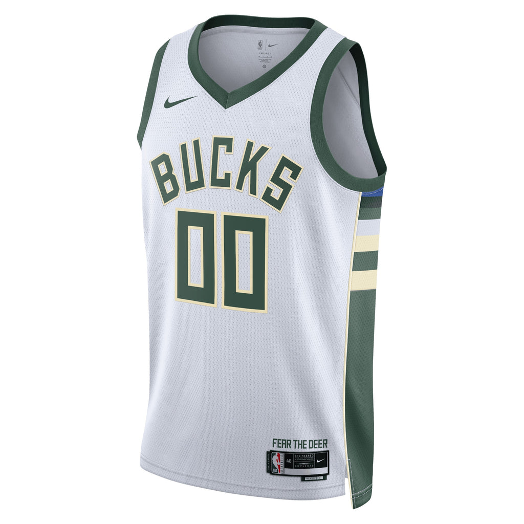 Milwaukee Bucks Nike Association Swingman Jersey - Custom - Unisex
