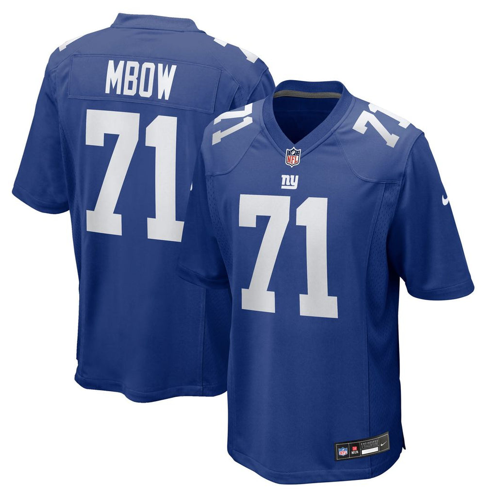 Marcus Mbow New York Giants Game Jersey - Royal Blue