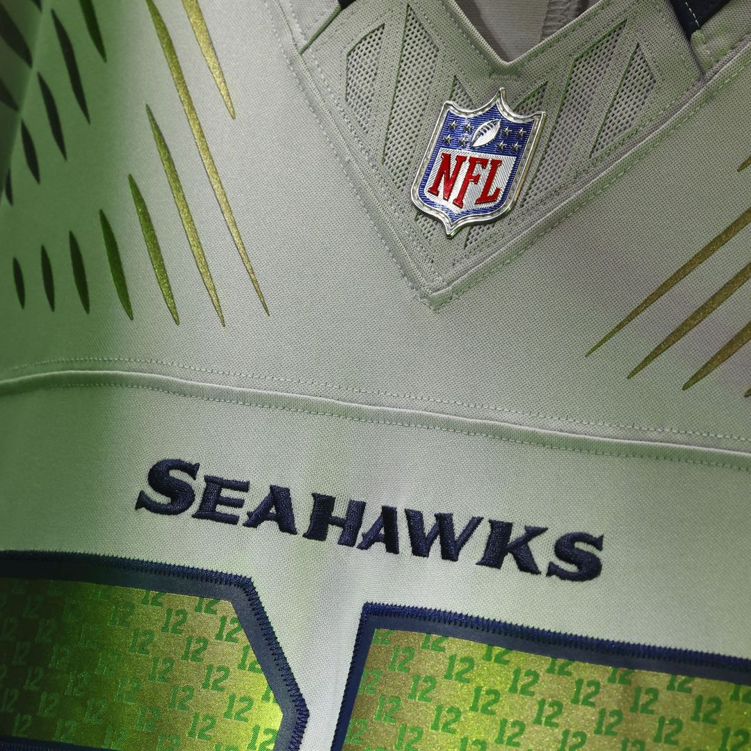 Jaxon Smith-Njigba Seattle Seahawks Rivalries Collection Stitched Limited Jersey - Gray