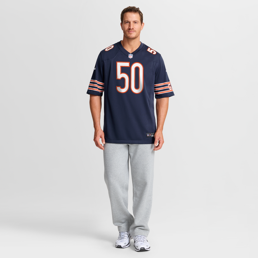 Grady Jarrett Chicago Bears Game Jersey - Navy