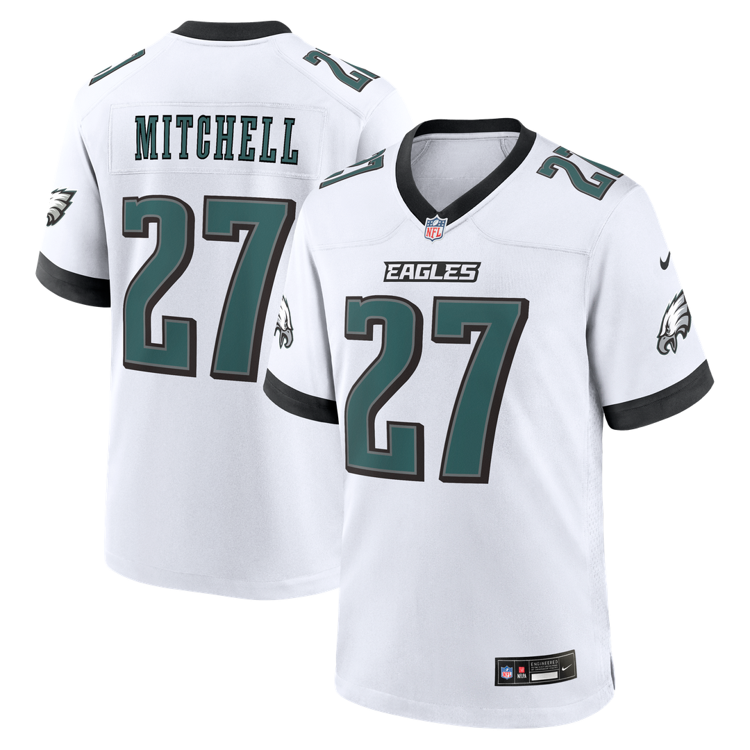 Quinyon Mitchell Philadelphia Eagles Game Jersey - White