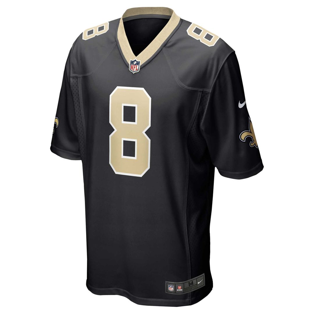 Archie Manning New Orleans Saints Game Jersey - Black