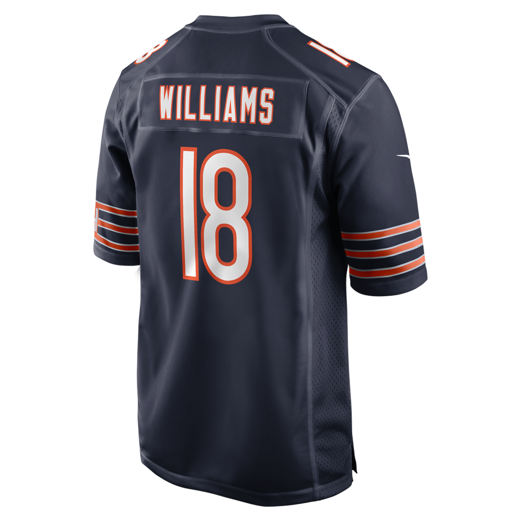 Caleb Williams Chicago Bears First Round Pick Game Jersey - White