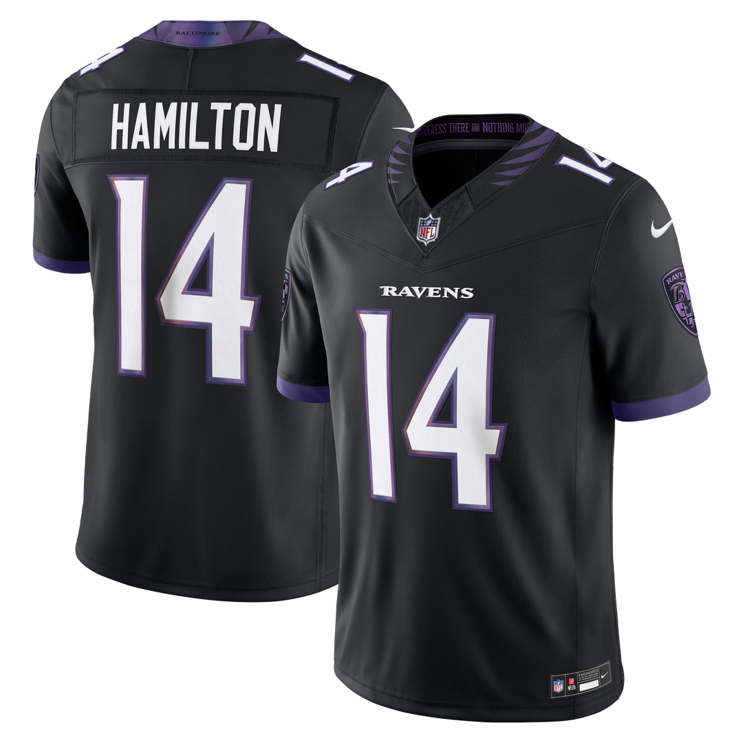 Kyle Hamilton Baltimore Ravens Vapor F.U.S.E. Stitched Limited Jersey - Purple