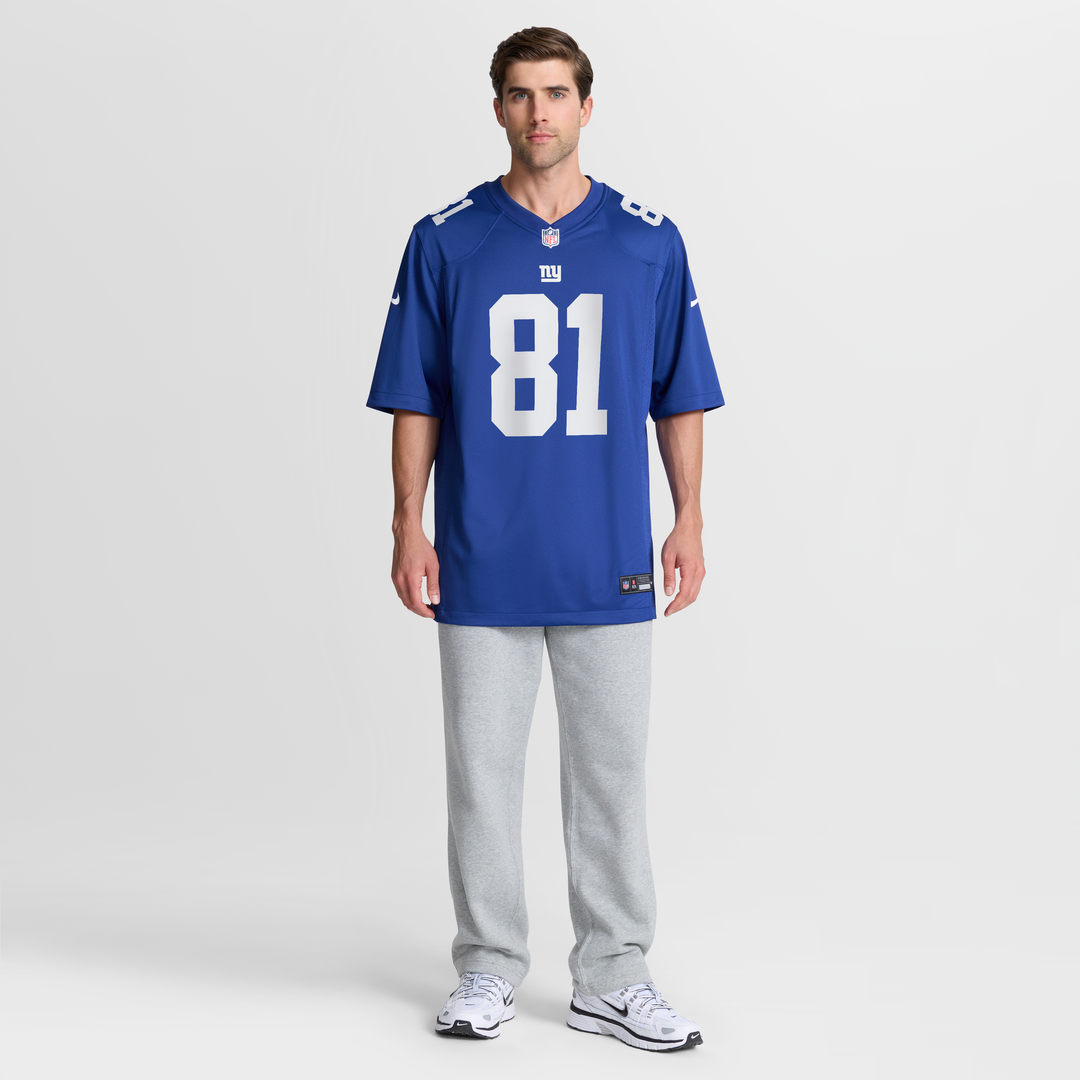 Jalin Hyatt New York Giants Game Jersey - Royal Blue