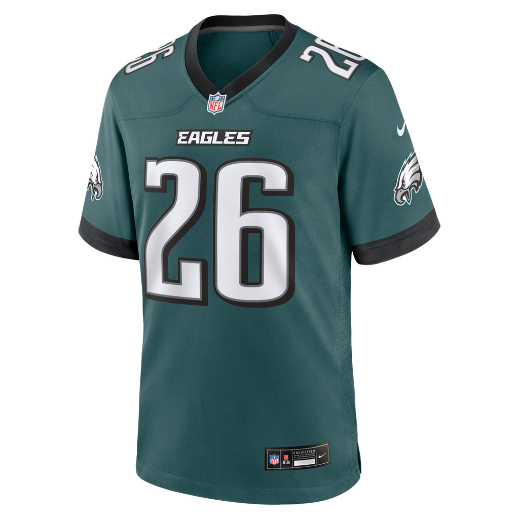 Saquon Barkley Philadelphia Eagles Alternate Game Jersey - Black