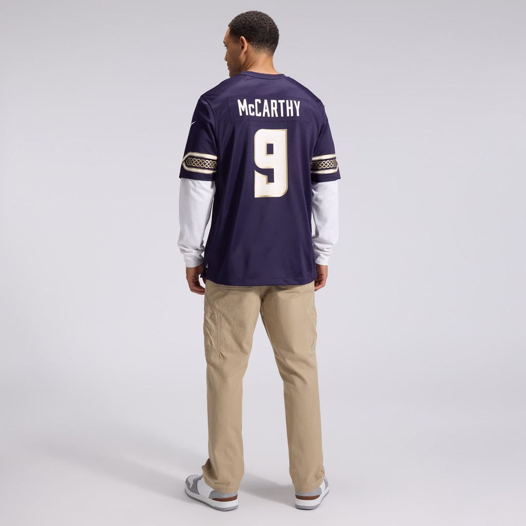 J.J McCarthy Minnesota Vikings 2026 Rivalries Collection Game Jersey - Purple
