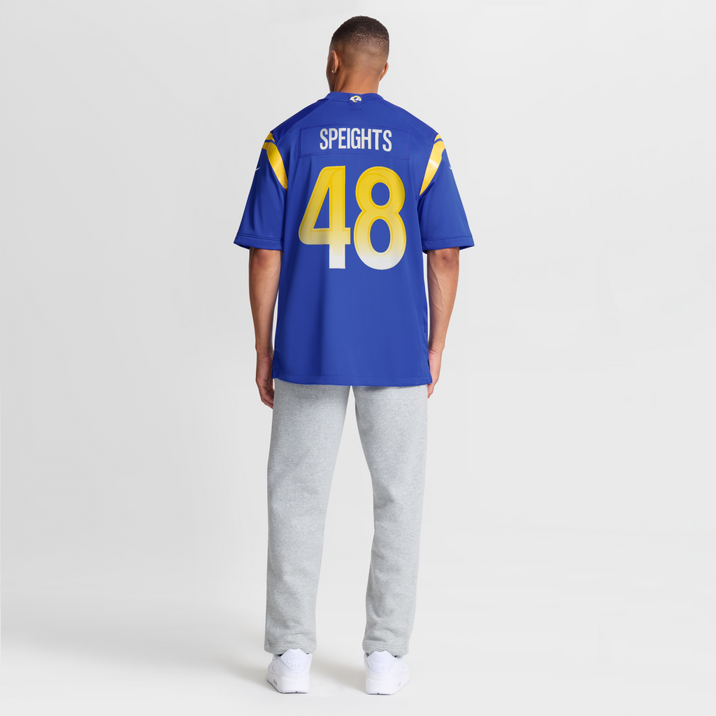 Omar Speights Los Angeles Rams Game Jersey - Royal Blue