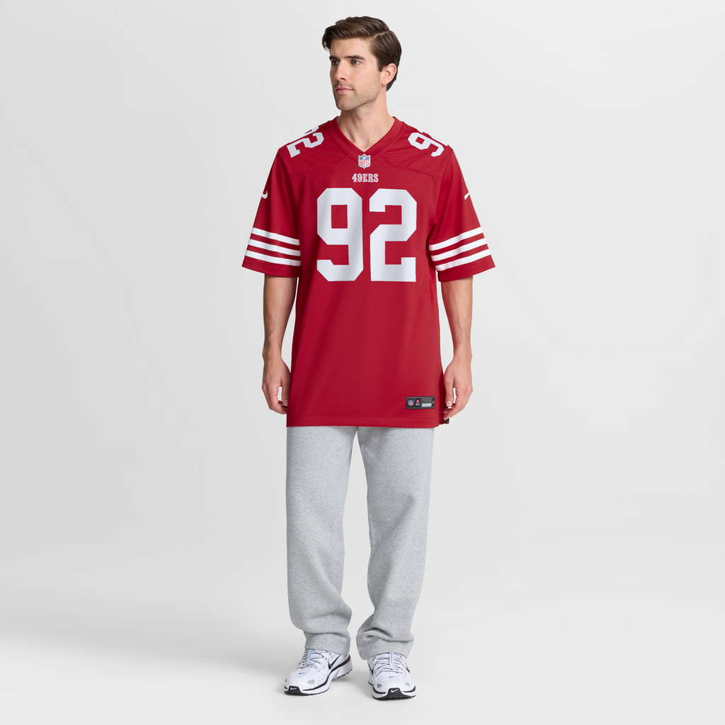 Osa Odighizuwa San Francisco 49ers Game Jersey - Scarlet