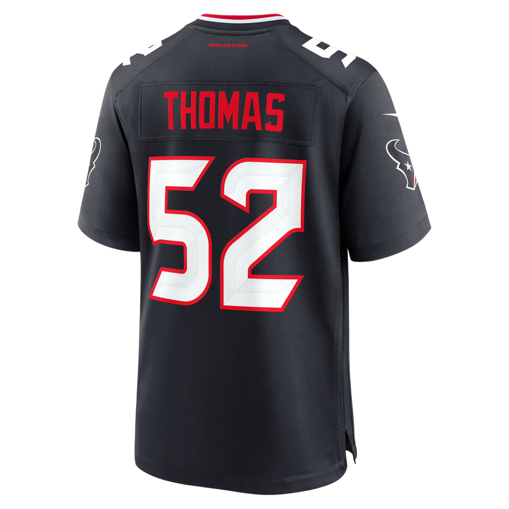 Xavier Thomas Houston Texans Game Jersey - Navy