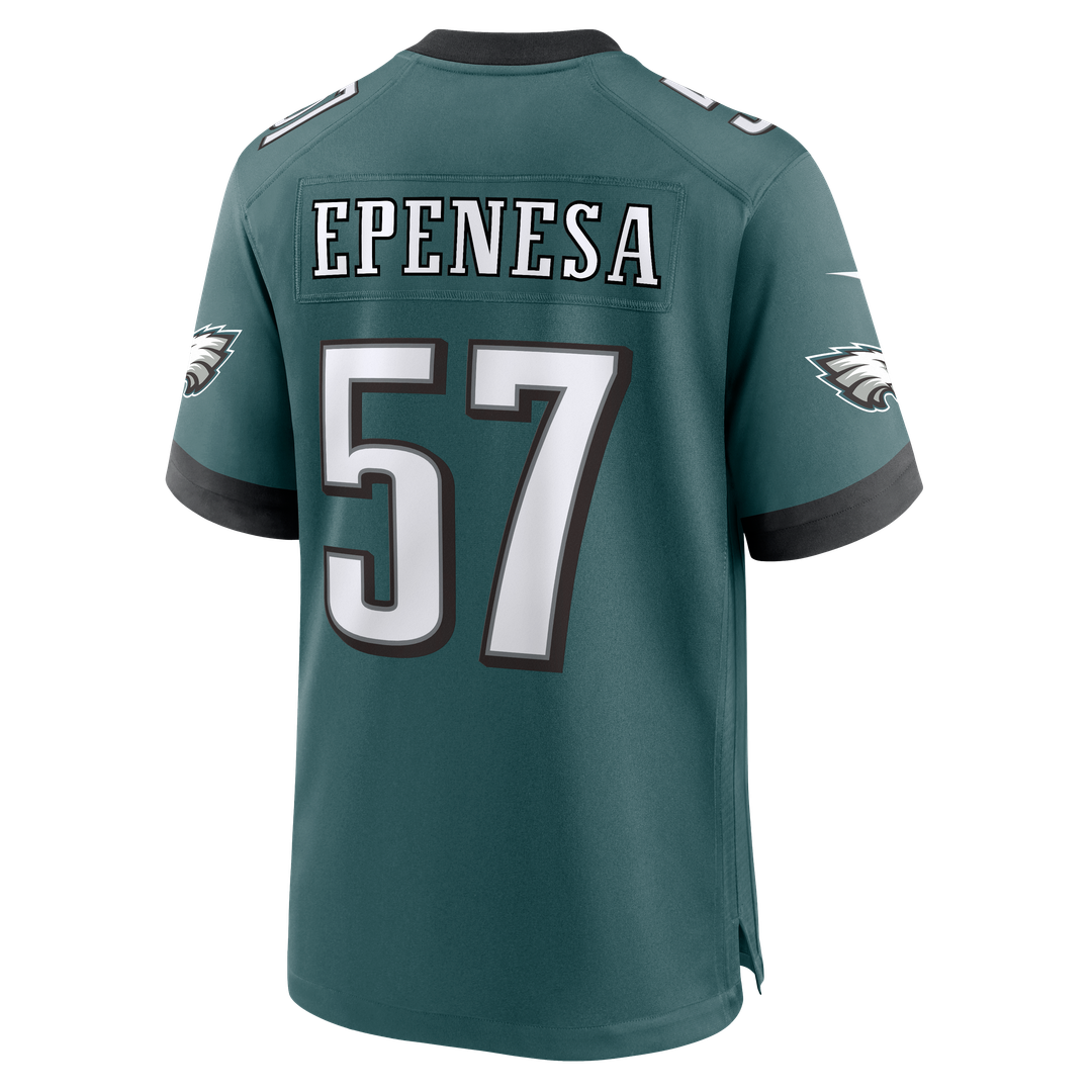 A.J. Epenesa Philadelphia Eagles Game Jersey - Midnight Green