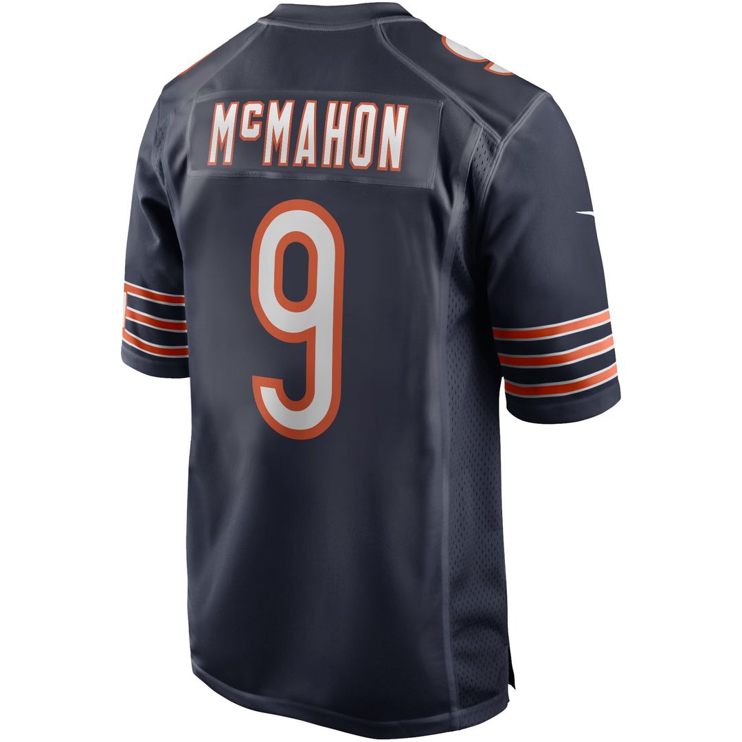Jim McMahon Chicago Bears Game Jersey - Navy