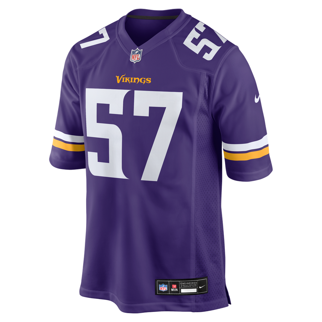 Chaz Chambliss Minnesota Vikings Game Jersey - Purple