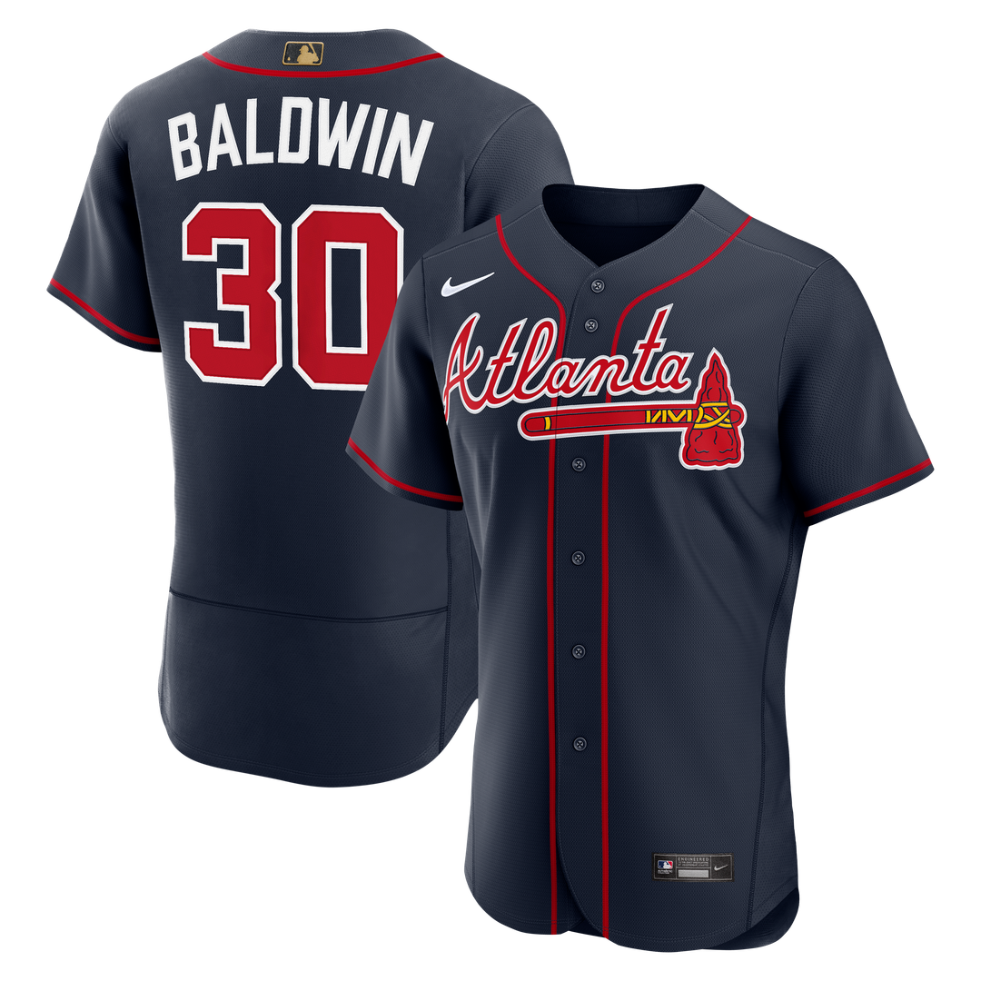Atlanta Braves Drake Baldwin Nike Navy Alternate MLB Awards Authentic Jersey
