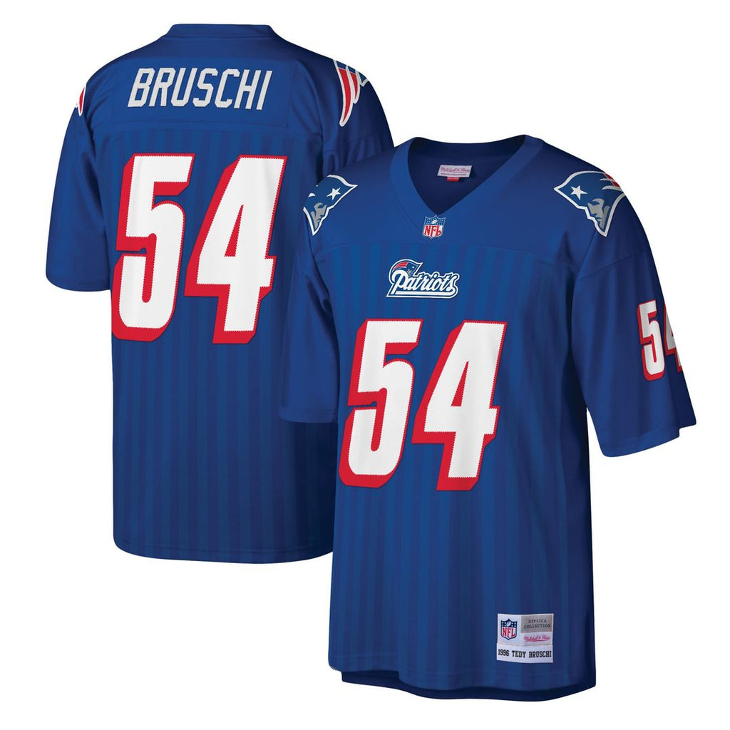 Tedy Bruschi New England Patriots Legacy Replica Jersey - Royal Blue