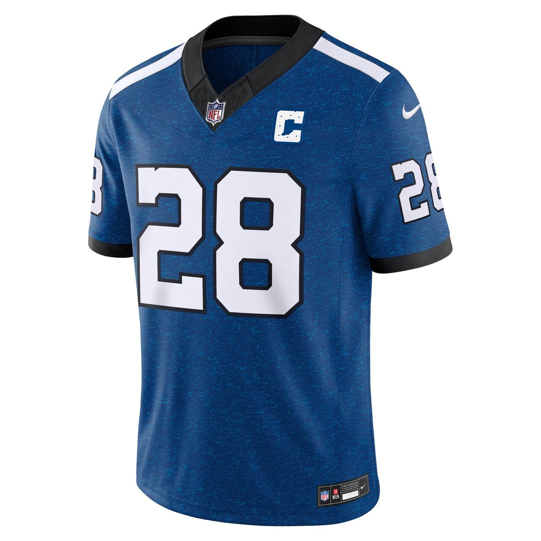 Jonathan Taylor Indianapolis Colts Alternate Indiana Nights Vapor F.U.S.E. Stitched Limited Jersey - Royal Blue