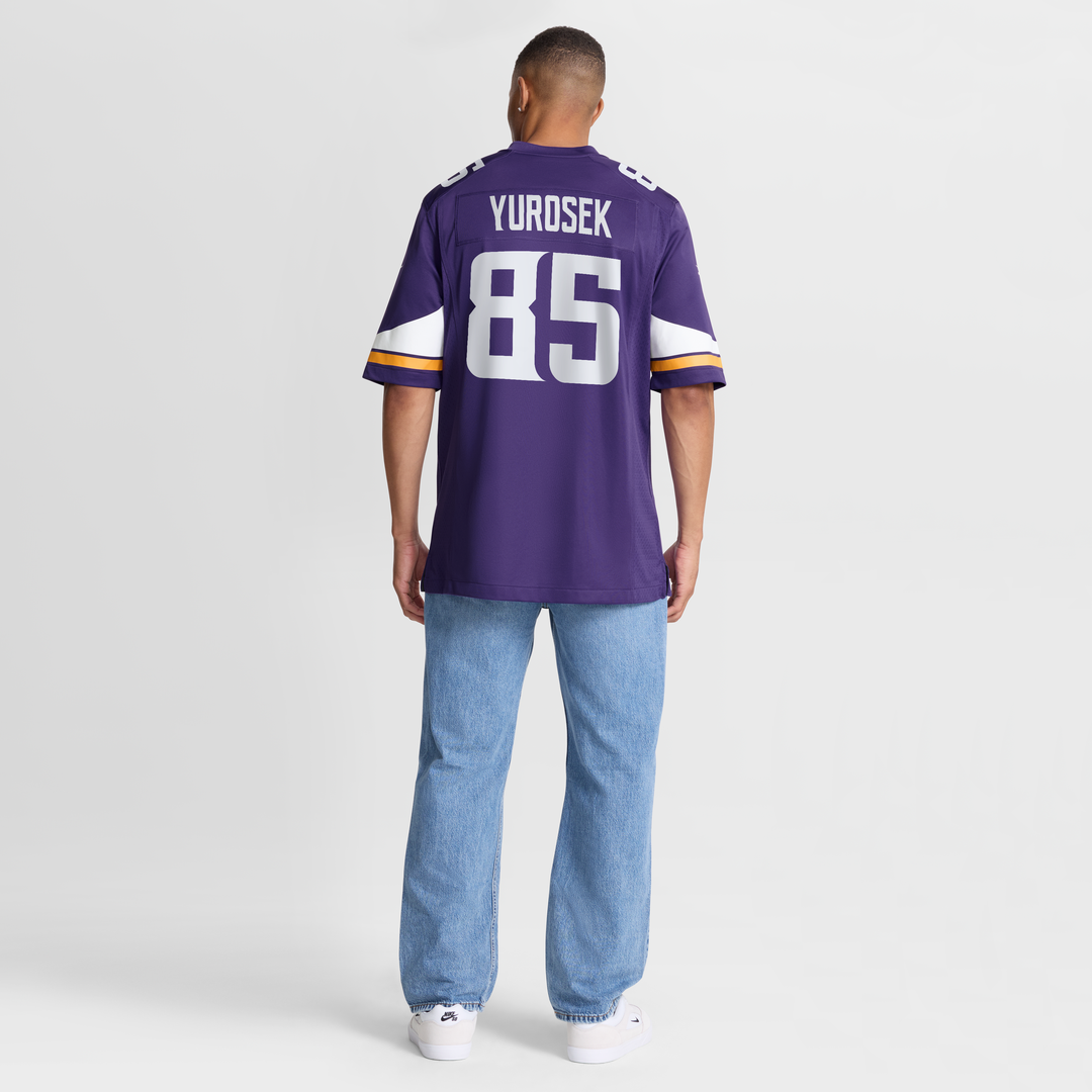 Ben Yurosek Minnesota Vikings Game Jersey - Purple