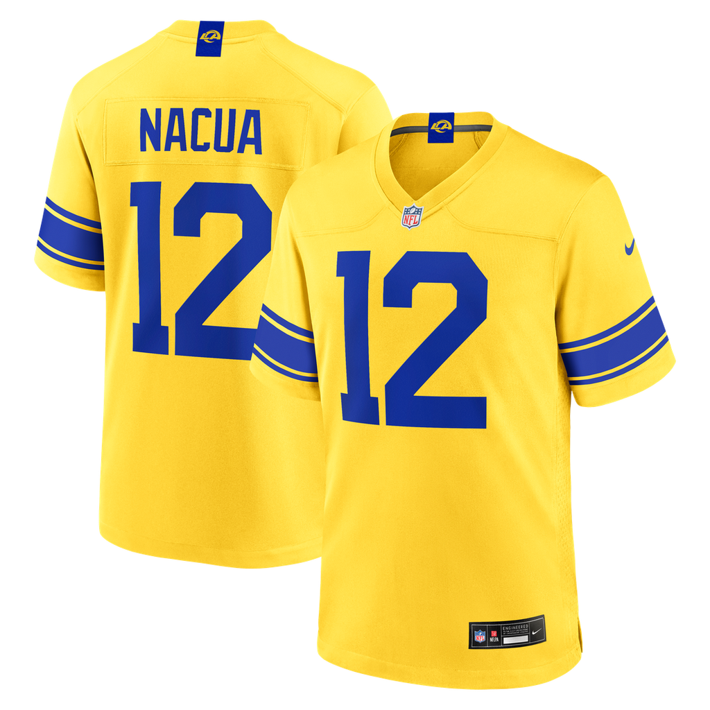 Puka Nacua Los Angeles Rams Game Jersey - Classic Sol