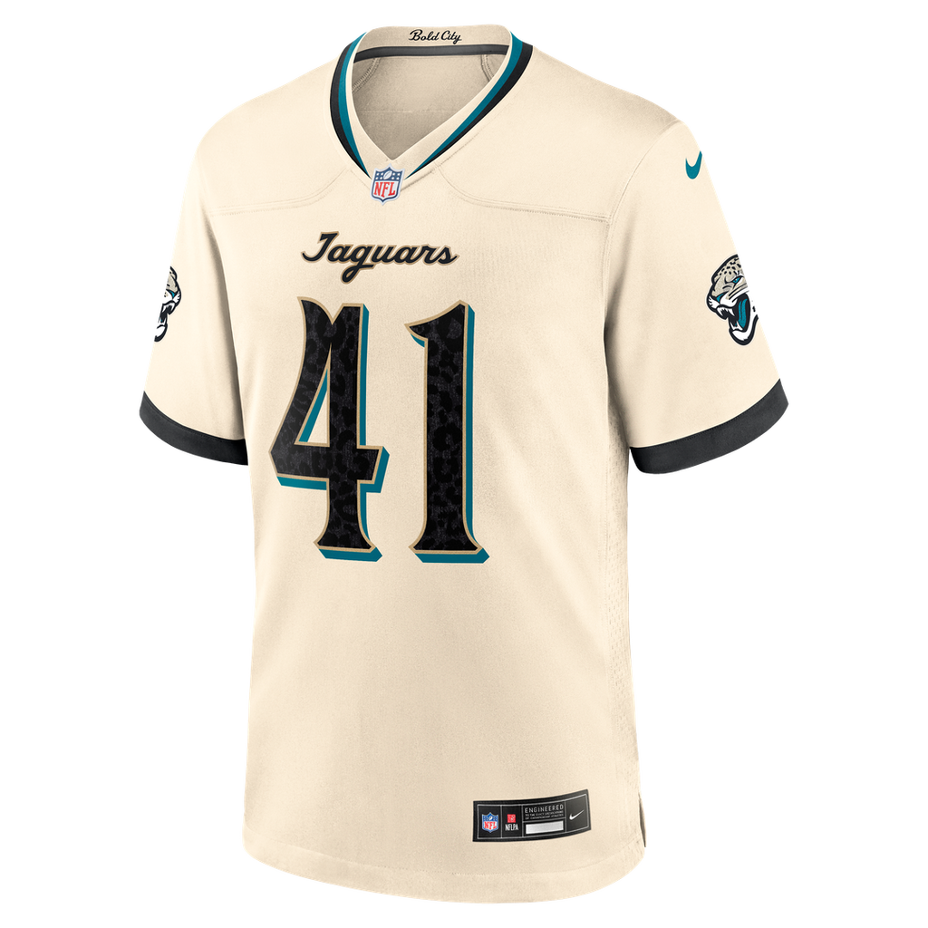 Josh Hines-Allen Jacksonville Jaguars 2026 Rivalries Collection Game Jersey - Natural