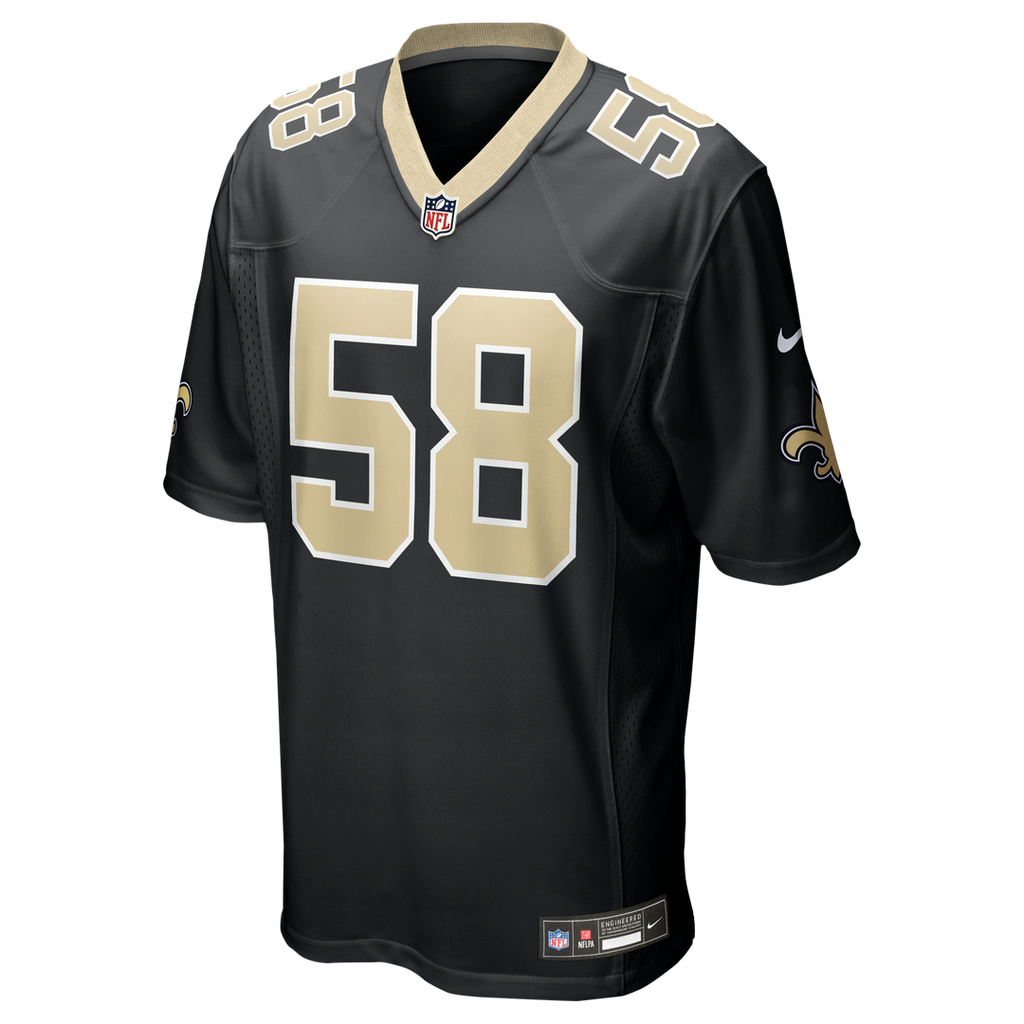 Chris Rumph II New Orleans Saints Game Jersey - Black