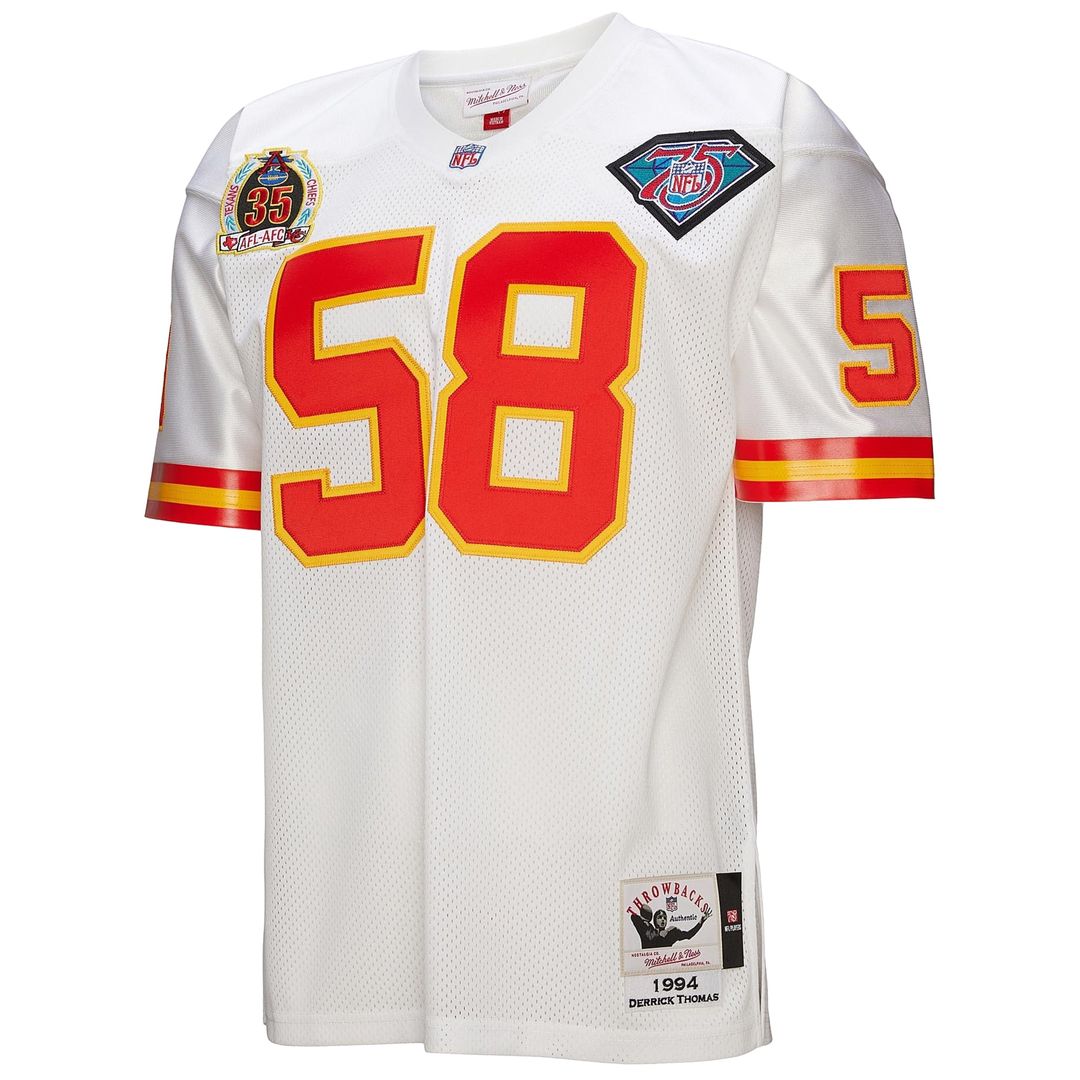 Derrick Thomas Kansas City Chiefs 1994 Authentic Throwback Jersey - White