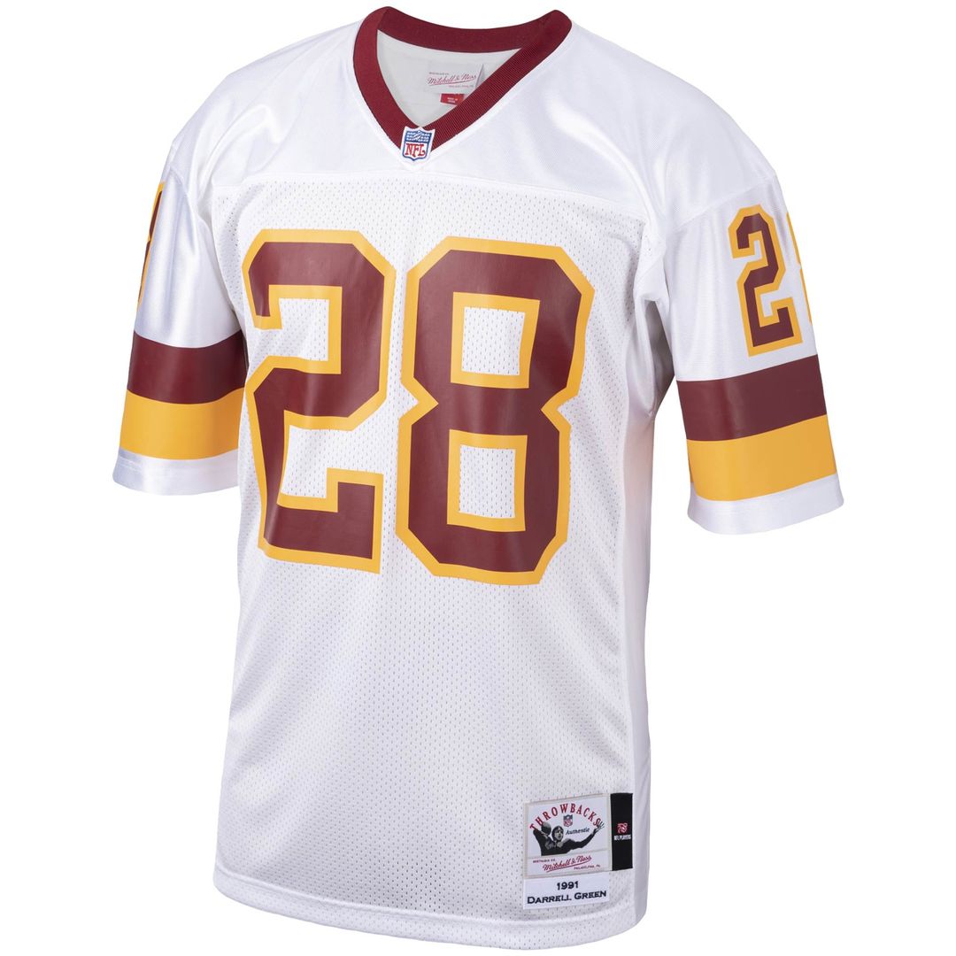 Washington Football Team 1991 Darrell Green Authentic Throwback Jersey - White