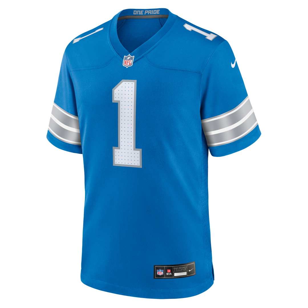 Blake Miller Detroit Lions Game Jersey - Blue