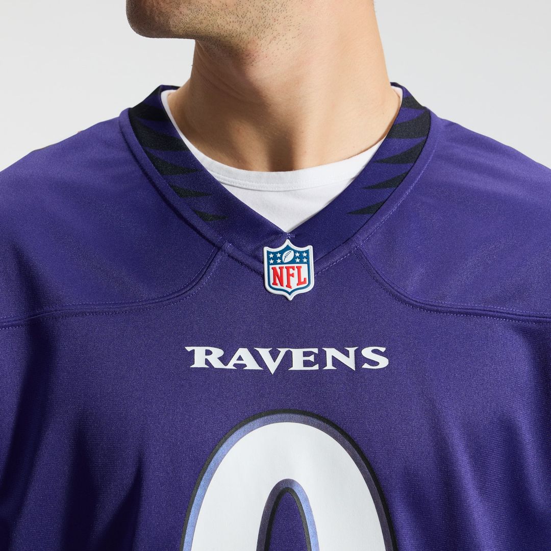 Roquan Smith Baltimore Ravens Game Jersey - Purple