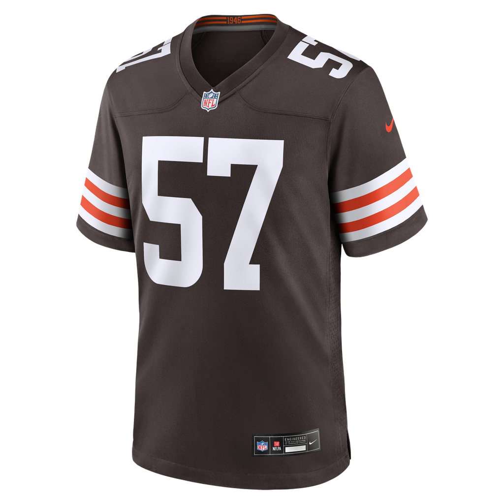 Isaiah McGuire Cleveland Browns Game Jersey - Brown