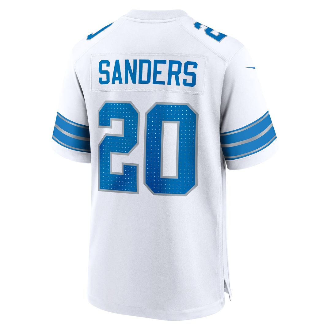 Barry Sanders Detroit Lions Game Jersey - Blue